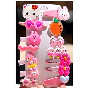 14pcs Girls Hair Clips Hairpins  Kids Cute Accessories Flower